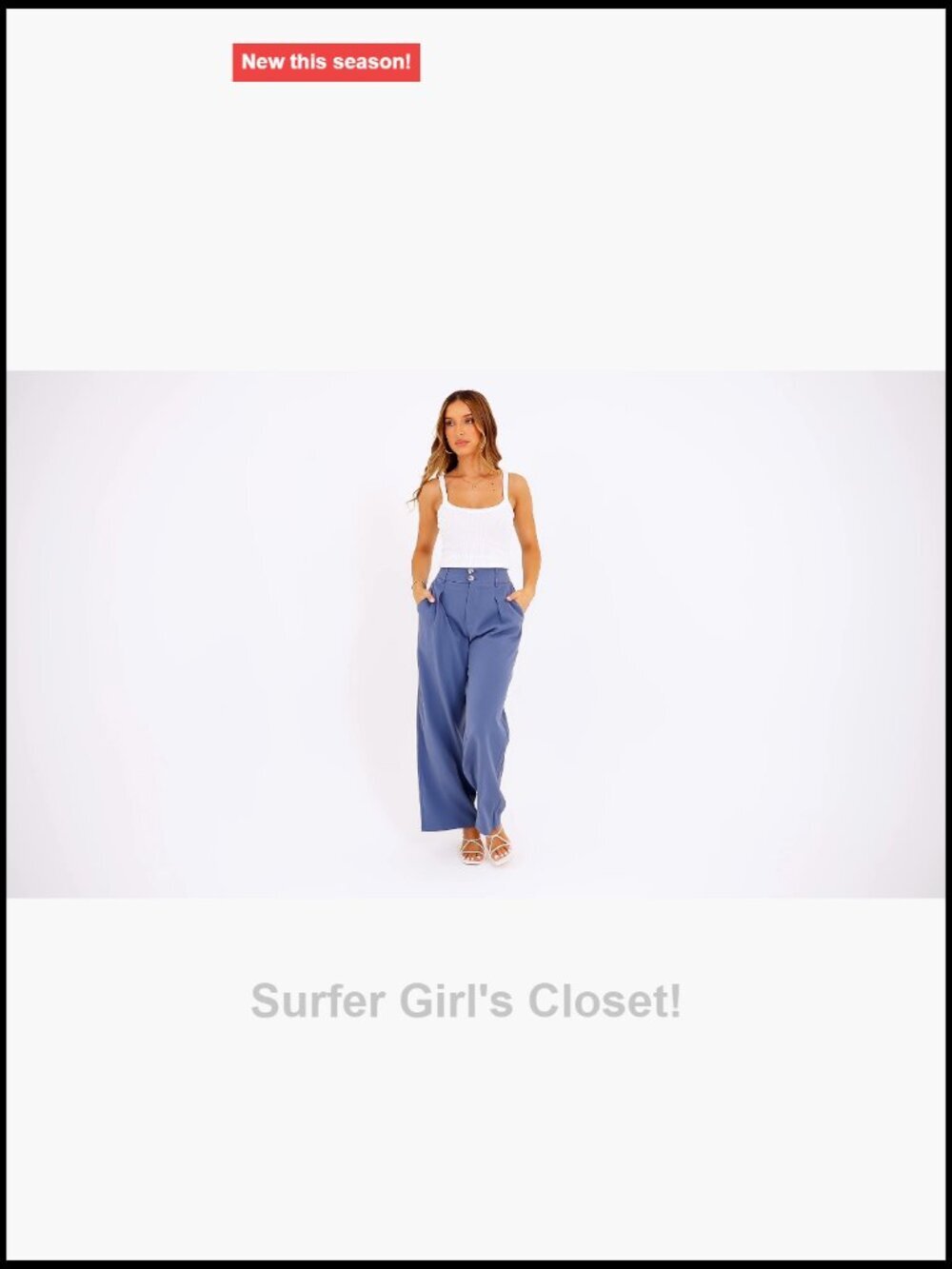 Wide Leg Dress Pants High Waisted Button Pleated Business Casual Trousers - Picture 7 of 7